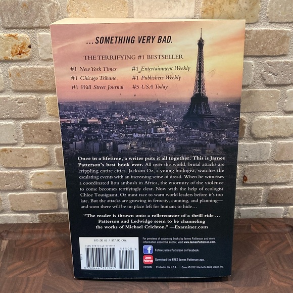 Paperback Bestseller Zoo by James Patterson - Picture 2 of 8